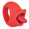 My Secret Vibrating Tongue Rechargeable Silicone Clitoral Stimulator - Red