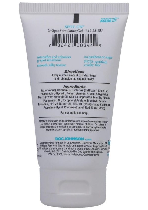 Spot On G Spot Stimulating Gel For Women 2 Ounce Bulk - Image 2