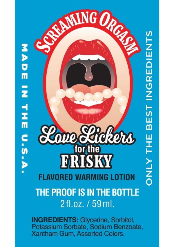 Love Lickers Warming Lotion Screamin Orgasm 1.76 Ounce - Image 2