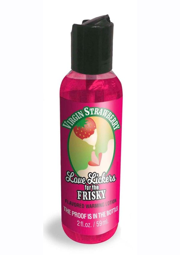 Love Lickers Warming Lotion Virgin Strawberry 1.76 Ounce