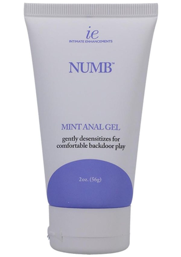 Intimate Enhancements Numb Anal Gel 2oz (Bulk) - Mint