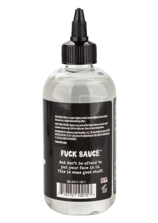 Fuck Sauce Anal Numbing Water Based Lubricant 8oz - Image 2