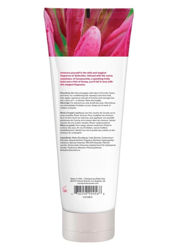 Coochy Shave Cream Seduction Honeysuckle/Citrus 7.2oz - Image 2