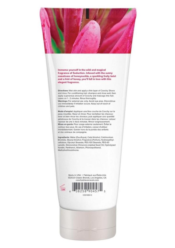 Coochy Shave Cream Seduction Honeysuckle/Citrus 12.5oz - Image 2