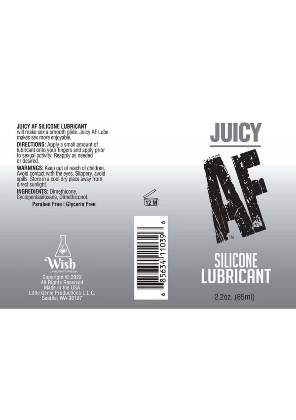 Juicy AF Silicone Lubricant 2oz - Image 2