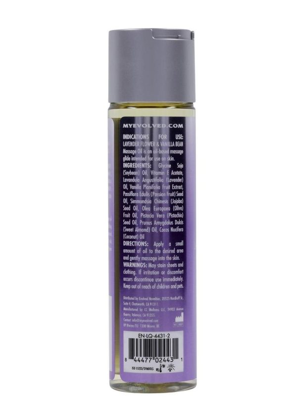 Anoint Perfumery Massage Oil Lavender Flower and Vanilla Bean - 4oz - Image 2