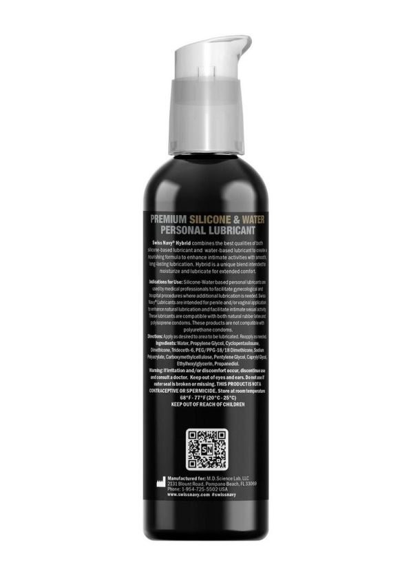 Swiss Navy Hybrid Lubricant 4oz/118ml - Image 2