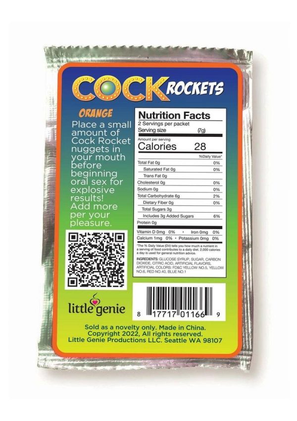 Cock Rockets Oral Sex Candy - Orange - Image 2