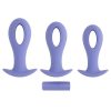 Hole Punch Rechargeable Silicone Plug Set - Purple