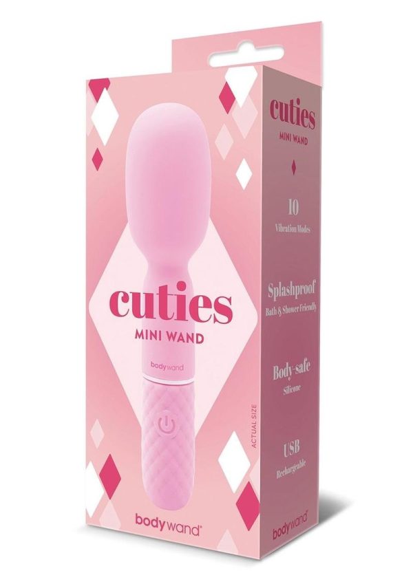 Bodywand Cuties Wand Rechargeable Silicone Wand Massager - Pink