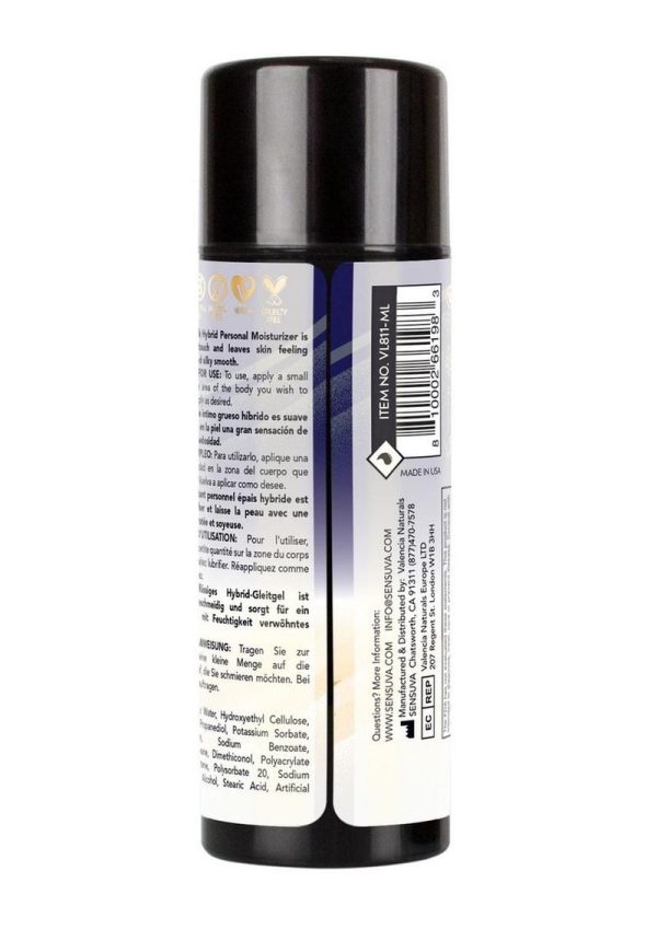 Sensuva Ultra-Thick Anal Hybrid Lubricant Original Unflavored 3.4oz - Image 2