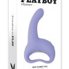 Playboy Nice To Meet You Rechargeable Silicone Vibrator - Purple