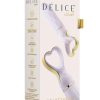 Delice Heartthrob Rechargeable Silicone Vibrator - Lavender Love