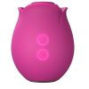 Blush Collection The Original Blush Rose Rechargeable Silicone Air Pulse Clitoral Vibrator - Fuchsia