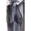Sex and Mischief Ex`s andamp; Oh`s Body Jewelry with Nipple Ties - Black