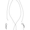 Sex and Mischief Ex`s andamp; Oh`s Body Jewelry with Nipple Ties - Black