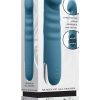 Queen of All Trades - Rechargeable Silicone Dual Vibrator - Blue