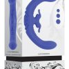 Lovebirds Rechargeable Silicone Dual Vibrator with Remote Control - Blue