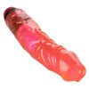 Hot Pinks Devil Dick Jelly Realistic Vibrator Glitter Pink  8.5 Inch - Image 3