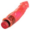 Hot Pinks Devil Dick Jelly Realistic Vibrator Glitter Pink  8.5 Inch - Image 4