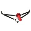Sportsheets Menage A Trois Double Penetration Harness and Dildo Set - Black/Red