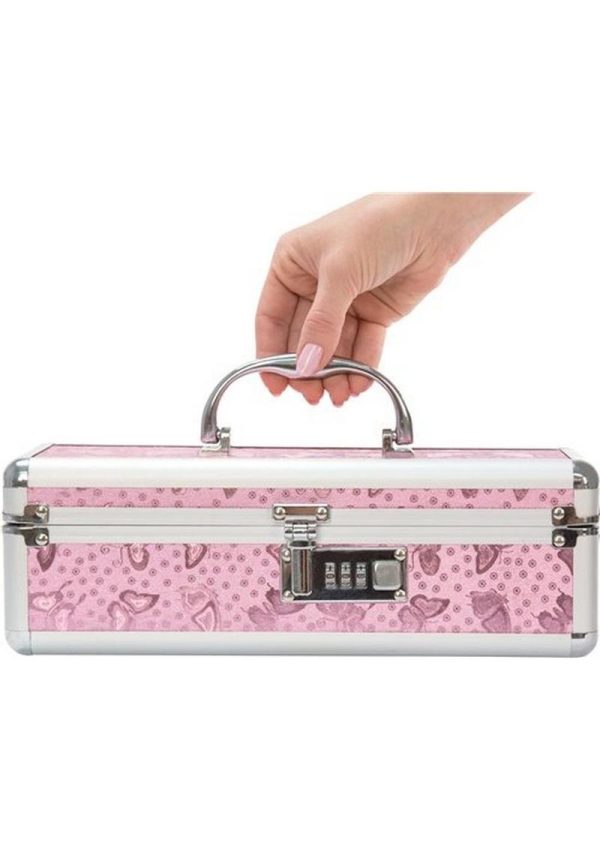 Lockable Vibrator Case Medium Pink - Image 3