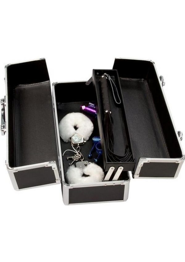 Lockable Vibrator Case - Large - Black