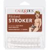 RIBBED STROKER REVERSIBLE TEXTURED MASTURBATOR SLEEVE CLEAR - Image 2