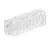 RIBBED STROKER REVERSIBLE TEXTURED MASTURBATOR SLEEVE CLEAR - Image 3