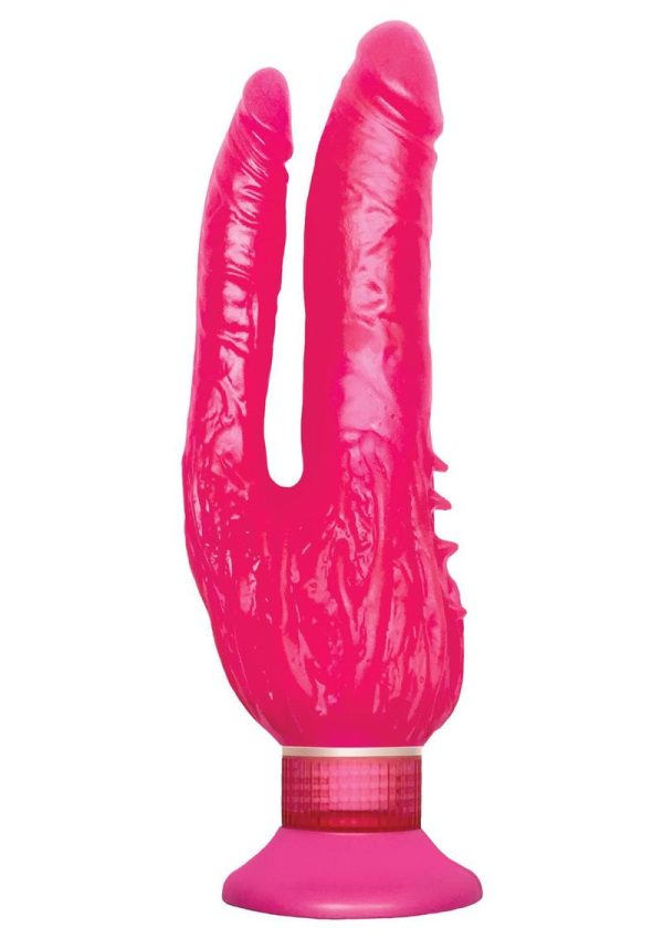 Wall Bangers Double Penetrator Waterproof 9 Inch Pink - Image 3