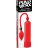 Pump Worx Beginners Power Pump With Cockring Red - Image 2