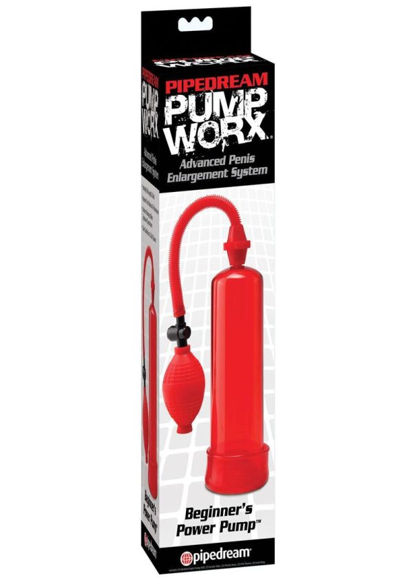 Pump Worx Beginners Power Pump With Cockring Red - Image 2