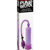 Pump Worx Beginners Power Pump With Cock Ring Purple - Image 2