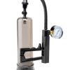 Pump Worx Pistol Grip Power Penis Pump - Clear and Black