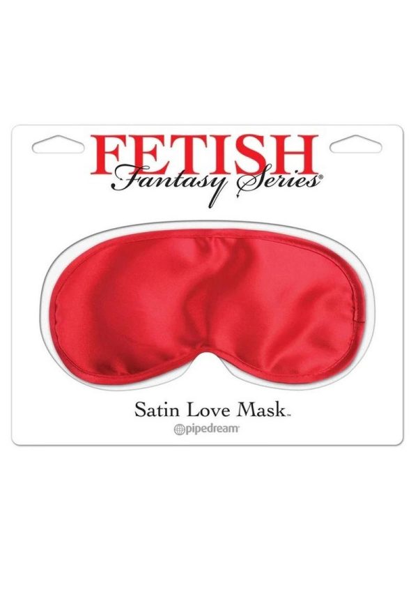 Fetish Fantasy Satin Love Mask Red - Image 2