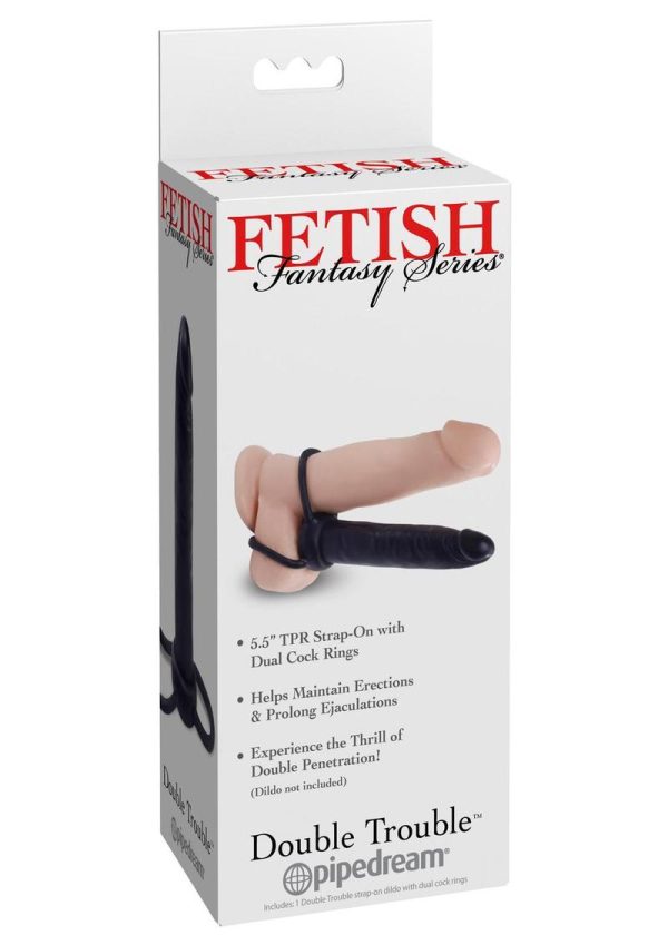 Fetish Fantasy Double Trouble Strap On 5.5 Inch Black - Image 2