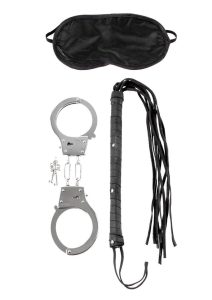 Fetish Fantasy Series Lover`s Fantasy (3 piece kit) - Black and Silver