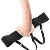Fetish Fantasy Hollow Adjustable Strap On 8 Inch Flesh - Image 3