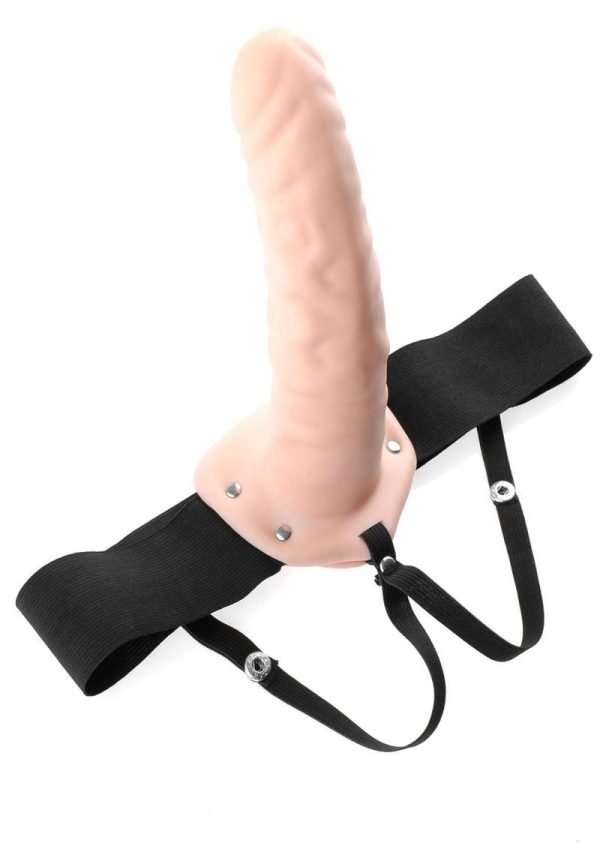 Fetish Fantasy Hollow Adjustable Strap On 8 Inch Flesh - Image 3