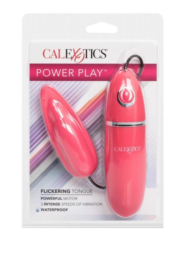 Power Play Flickering Tongue Silicone Massager Waterproof Pink 4 Inch - Image 2