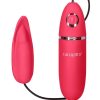 Power Play Flickering Tongue Silicone Massager Bullet with Wired Remote Control - Pink