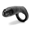 Penetrator Silicone Double Fucker Strapless Dildo Black 7 Inch - Image 4