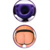 Fetish Fantasy Hollow Strap On 6.5 Inch Purple - Image 3