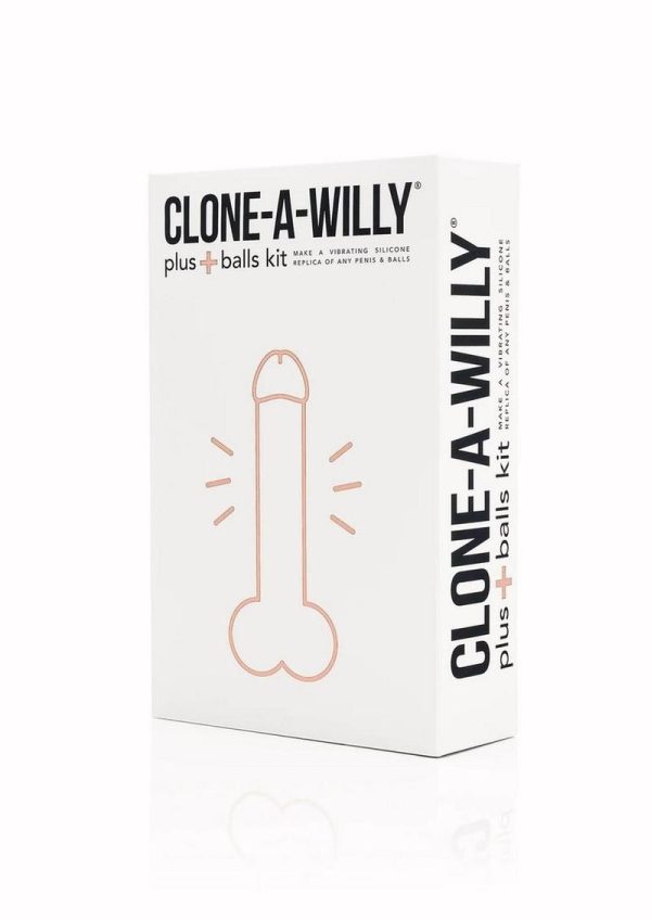 Clone A Willy Plus Balls Vibrating Silicone Kit Flesh - Image 4