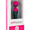 Palm Power Recharge Massager Silicone Body Wand Fuschia - Image 2