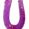 Fetish Fantasy Series Lucky Lady Dual Stimulator Dildo 12in - Purple