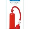 Linx Pumped Up Fire Penis Pump Red 7.75 Inch - Image 2