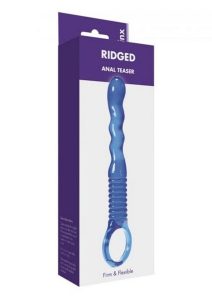 Kinx Ridged Anal Teaser Blue 6 Inch