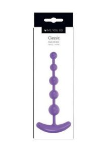 Kinx Classic Anal Beads Waterproof Purple 6.25 Inch