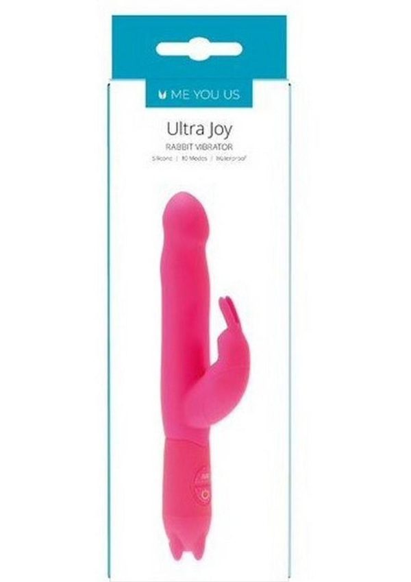 Minx Ultra Joy Silicone Rabbit Vibrator Waterproof Pink - Image 3